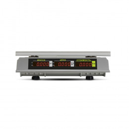 Trading table scales M-ER 326 AC-15.2 "Slim" LED White