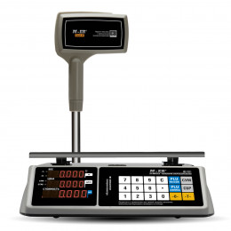 Trading table scales M-ER 328 ACPX-15.2 "TOUCH-M" LED RS232 and USB