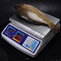 Trading table scales M-ER 329 AC-32.5 IP68 "Fisher" LED