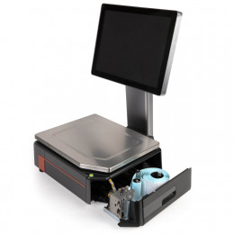 Scales with label printing M-ER 727 PM-32.5 (15", USB, Ethernet, Wi-Fi)