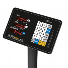 Trade floor scales M-ER 333 ACP-150.20/50 "TRADER" with calculated cost LED