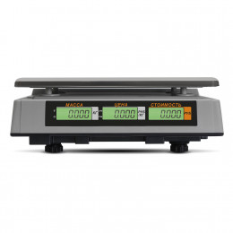 Trading table scales M-ER 327 AC-32.5 "Ceed" LCD White