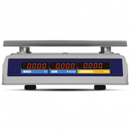 Trading table scales M-ER 329 AC-15.2 IP68 "Fisher" LED